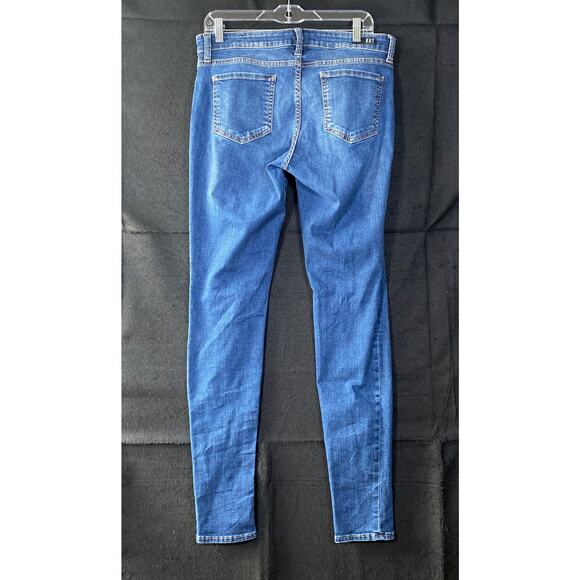 Kut From The Kloth Womens Jeans Blue Denim Mid Rise Toothpick Skinny Stretch 10 - Picture 9 of 11